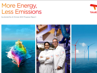 More Energy, Less Emissions. Sustainability & Climate 2024 Progress Report TotalEnergies