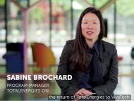 Sabine Brochard Program manager TotalEnergies On : The return of TotalEnergies to Vivatech