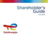 Pioneers for 100 years. Shareholder's Guide - Issue 2024. TotalEnergies
