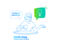 Stories of innovation by TotalEnergies - Cécile Haag, Onshore Power Architect.