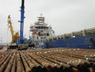 Logistic base and pipes in Varna, Bulgaria