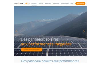 Site internet Sunpower