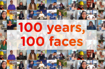 100 years, 100 faces