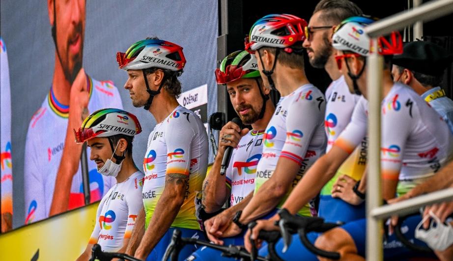 Coureurs du Team TotalEnergies