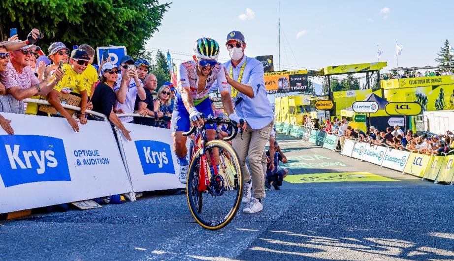 Matthieu Burgaudeau lors du Tour de France