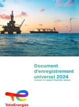 Document d'enregistrement universel 2024 incluant le rapport financier annuel TotalEnergies